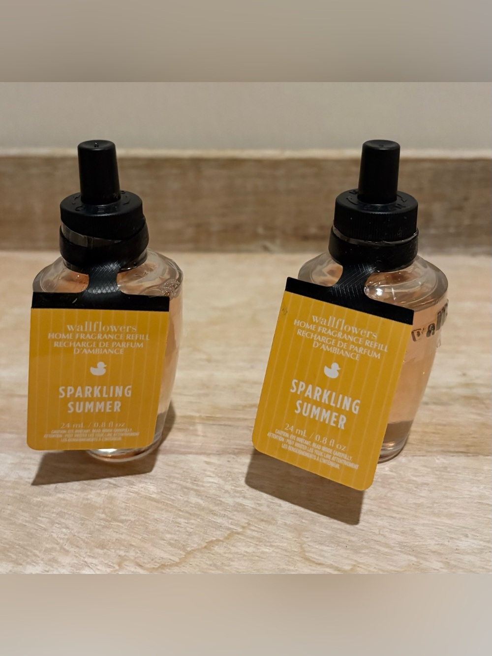 Bath & Body Works Sparkling Summer Wallflowers Refill Pair - Yellow